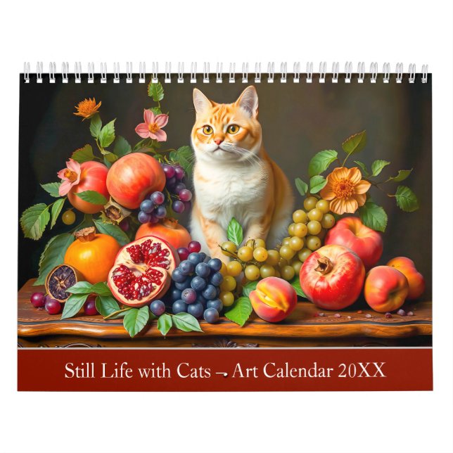 Nature morte avec chats – Calendrier artistique 20 (Protection)