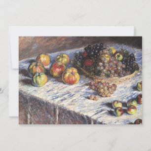 Nature morte avec des pommes et des raisins de Cla