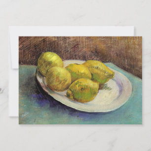Nature morte Citrons sur une assiette par Vincent 