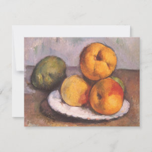 Nature morte Coings, Pommes, Poires de Paul Cezann