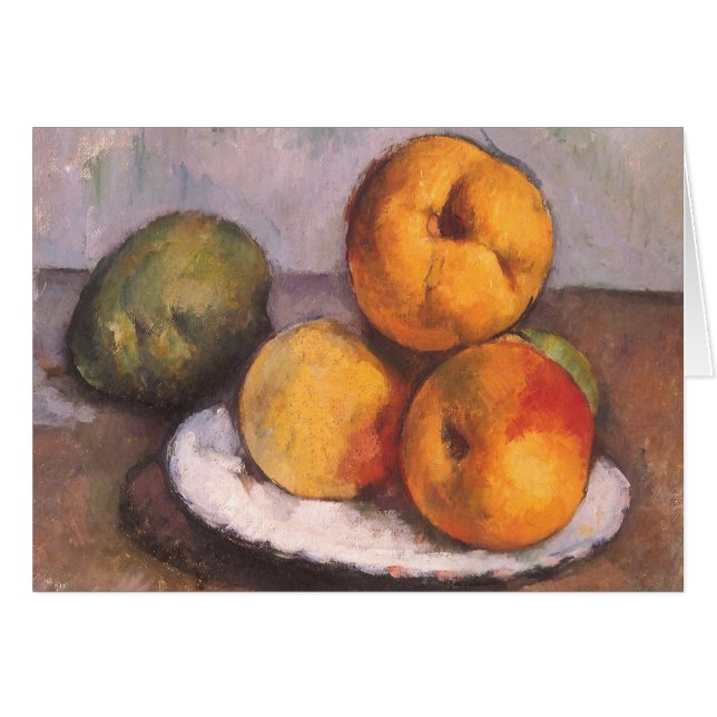 Nature morte Coings, Pommes, Poires de Paul Cezann (Devant horizontal)