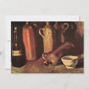 Nature morte de 4 bouteilles de pierre par Vincent