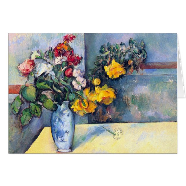 Nature morte Fleurs dans un vase de Paul Cezanne (Devant horizontal)