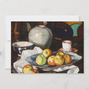 Nature morte, pommes et pot Samuel John Peploe