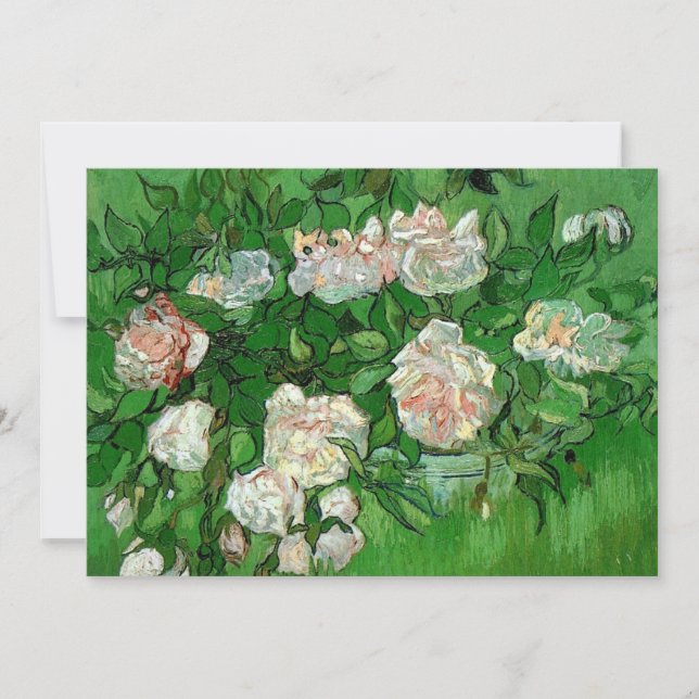 Nature morte : Roses roses de Vincent van Gogh (Devant)