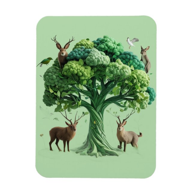 Nature Paysage Magnet Calme Paysage Réfrigérateur  (Vertical)