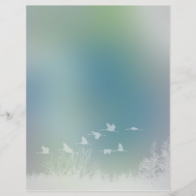 Nature romantique et conception d'oiseaux (Devant)