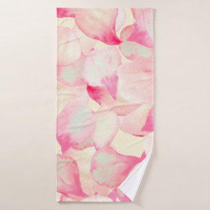 Nature rose Fleur. Aquarelle Noire Nature. Rouge