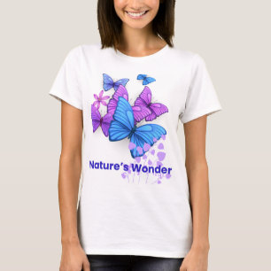 Nature’s Wonder - Elégant T-shirt papillon