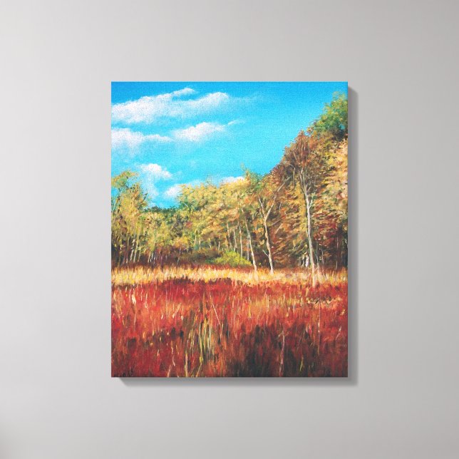 Nature Trail Peinture acrylique | Toile enrobée (Recto)