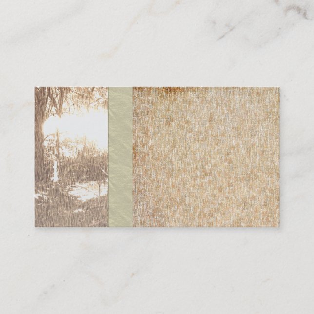 Naturel, yoga, zen, guérissant, cartes de visite (Devant)