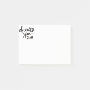 "Naturellement vous pouvez" des notes de post-it