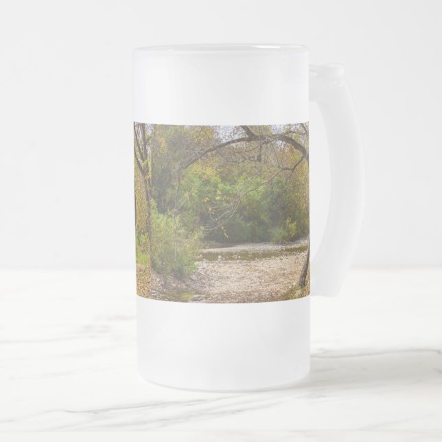 Natures Cercle Verre Frosted Bière Mug (Devant droit)