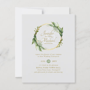 Natures Love Verdure Mariage de couronne