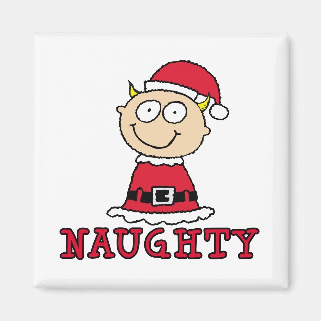 Naughty Elf Magnet (Devant)