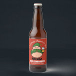 Naughty Elves Red Christmas Bière Étiquette<br><div class="desc">Vous voulez un Noël plus coquin et plus sympa ? Apportez de la gaieté dans votre vie avec des créations de Naughty Elves. Joyeux Noël!</div>