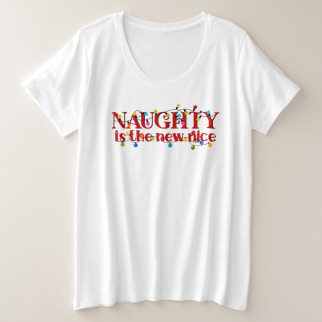 Naughty est le nouveau Nice Noël (Design devant)