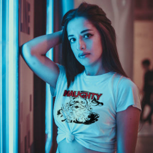 NAUGHTY GIRL PÈRE NOËL CHRISTMAS T-SHIRTS