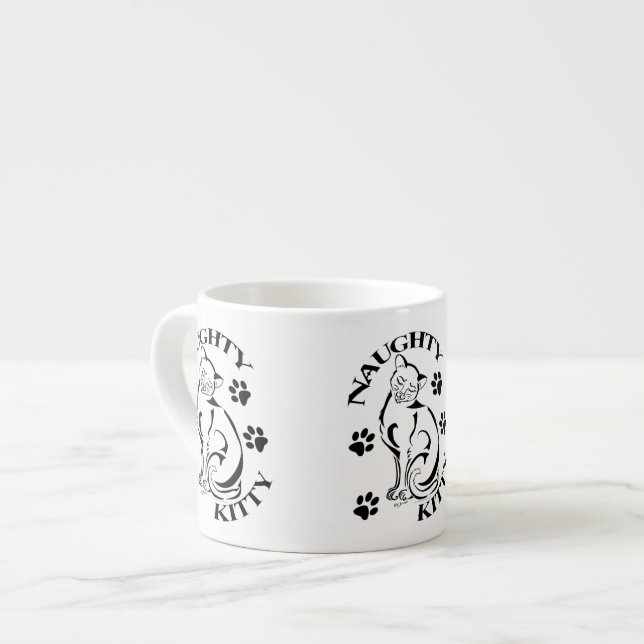 Naughty Kitty Espresso Mug (Devant gauche)