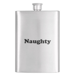 Naughty, lettres noires, flacon classique