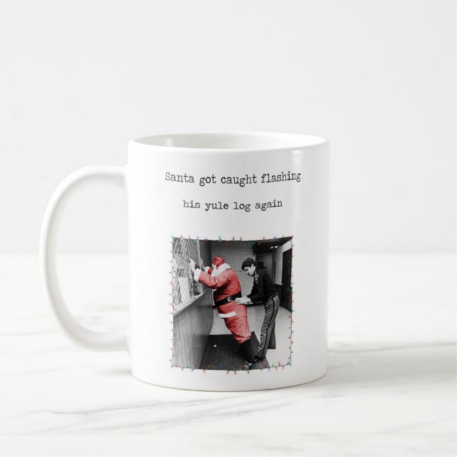 Naughty Père Noël Mug (Gauche)