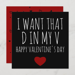 Naughty Valentines Carte de Jour pour Boyfriend -