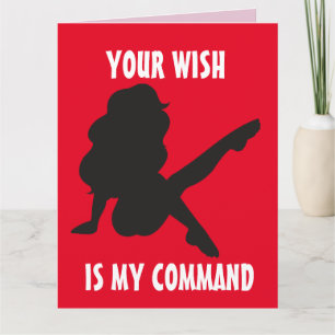 NAUGHTY VALENTINE'S DAY HUSBAND LUI GROS CARTES