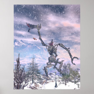 Naughty Vs Nice (22" x 28") Affiche d'art