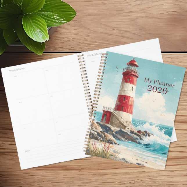 Nautical Beach Lighthouse Planner (Créateur téléchargé)