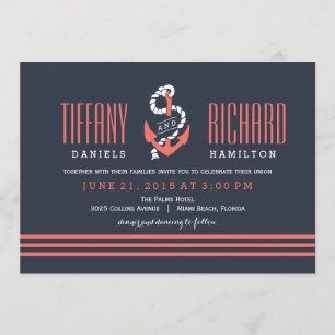 Nautical Chic Wedding Invitations