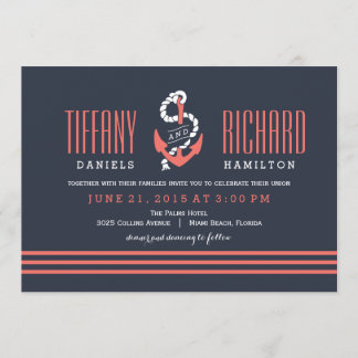 Nautical Chic Wedding Invitations