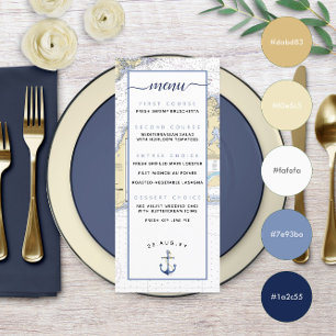 Nautical Martha's Vineyard Event / Menu Mariage