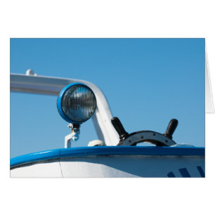 Nautical ship wheel sailboat