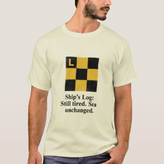 Nautical Signal Flag L T-Shirt | Funny Boater Gift