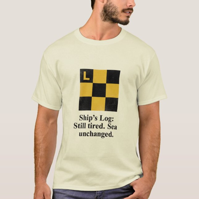 Nautical Signal Flag L T-Shirt | Funny Boater Gift (Devant)