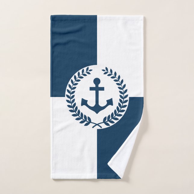 Nautical themed design (Serviette à main)