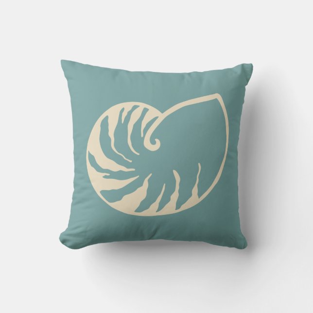 Nautilus de corail marin Coussin (Recto)