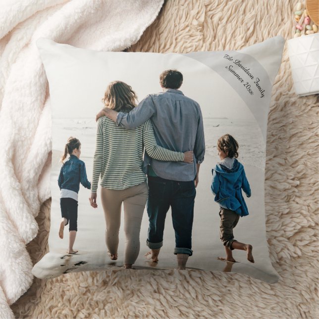 Nautique Souvenirs d'été Plage Oreiller à jet d'oc (Couverture)