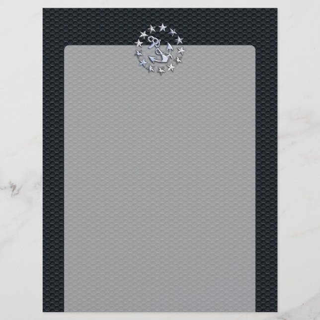 Nautique Yacht Drapeau Chrome Ensigne sur Grille I (Devant)