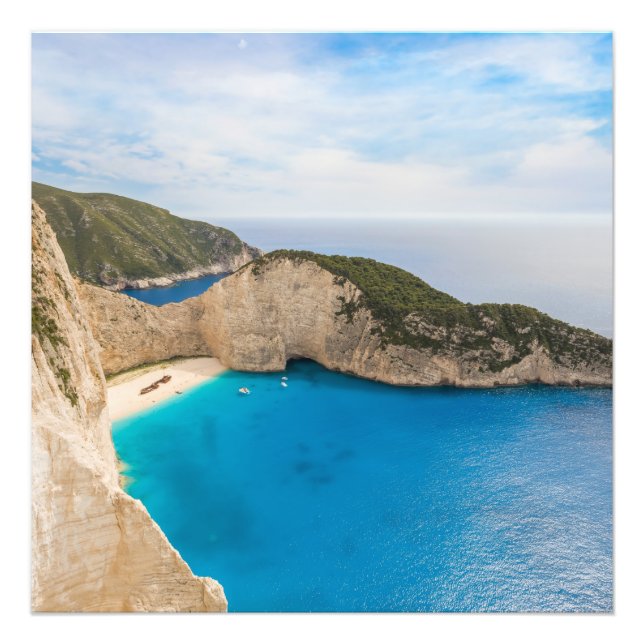 Navagio Beach Grèce Photo Print - Shipwreck Beach (Devant)