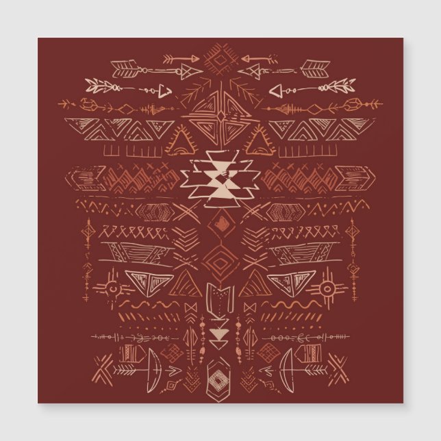 Navajo Aztec : Ethnic Doodle Motif. (Devant)