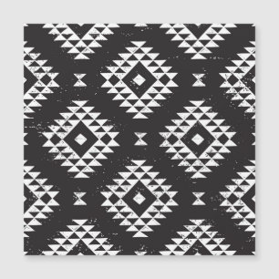 Navajo Géométrique : Tribal Blanc Noir.