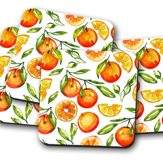 Navajo Oranges Dessous de verre aux fruits | Ensem (Créateur téléchargé)