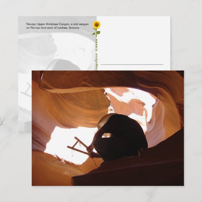 Navajo Upper Antelope Canyon (2) - carte postale (Devant / Derrière)