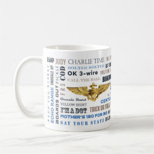 Naval Air Pilot Talk et Lingo Mug