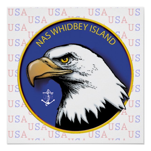 Naval Air Station Whidbey Island Poster parfait (Devant)