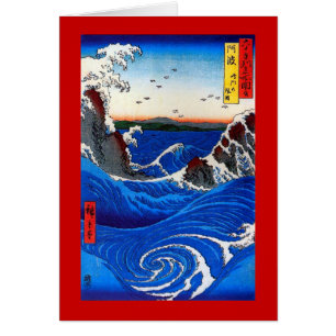 Navaro Rapids, Hiroshige Art Japonais