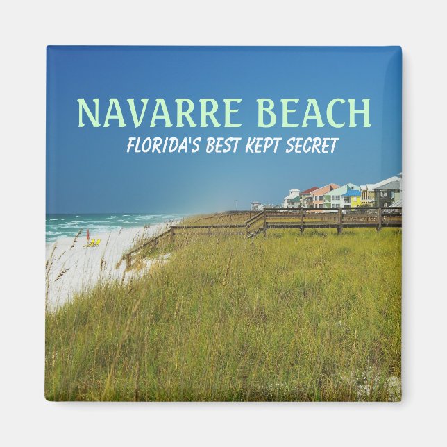 NAVARRE BEACH FLORIDA MAGNET (Devant)