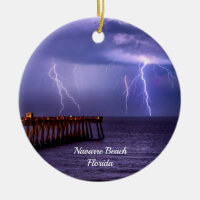 Navarre Florida ornement de tempête de foudre