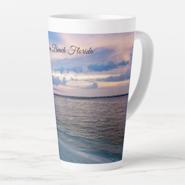Navarre Père Noël Rosa Sunset Latte Mug (Angle droit)